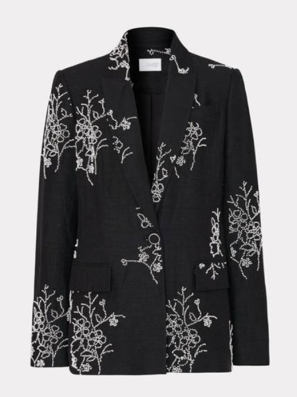 The Young and the Restless Jess Walter Black Embellished Blazer