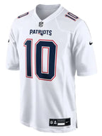 Men-Nike-Drake-Maye-Tundra-White-New-England-Patriots-Game-Jersey