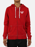 Men-True-Religion-Zip-Up-Hoodie-In-Red