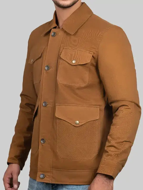 Ron B. Glidewell Brown Vintage Cotton Jacket