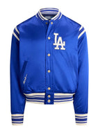 Dodgers Polo Ralph Lauren Royal Satin Jacket