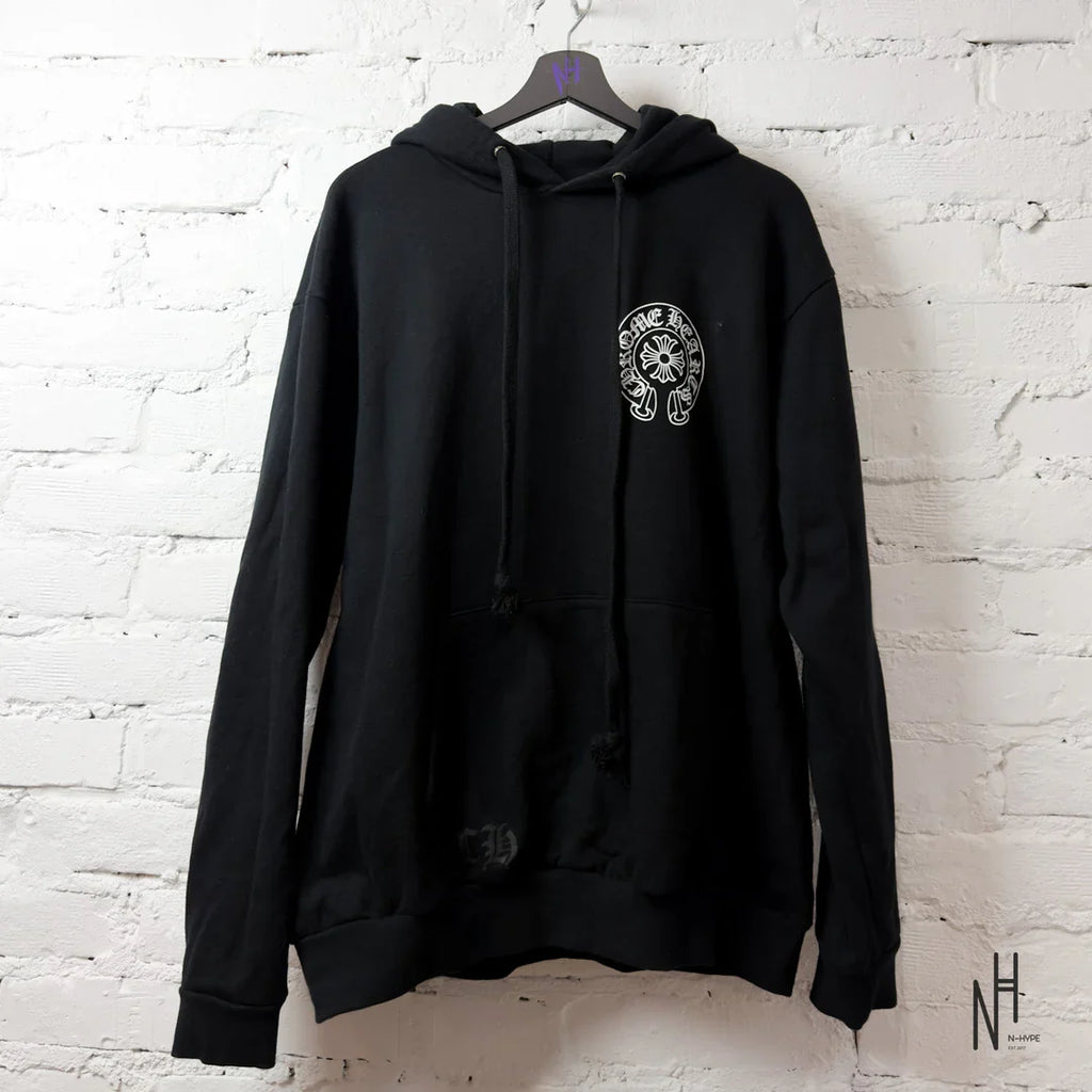 Men's Chrome Hearts zip-up hoodie
