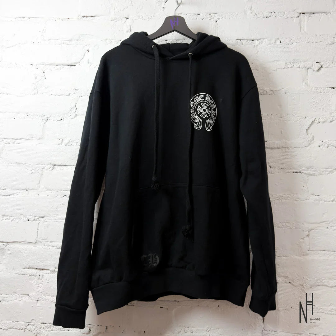 Men's Chrome Hearts zip-up hoodie
