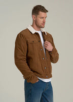 Men���s sherpa trucker jacket