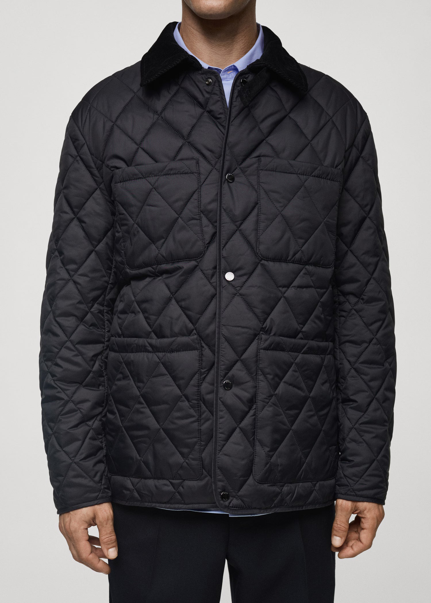 Men���s stitched quilted jacket