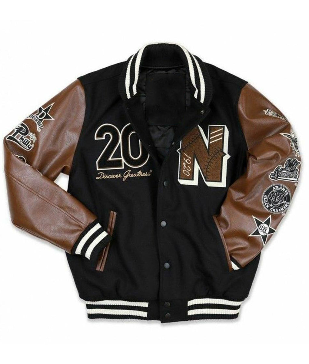 Mens-Baseball-Black-Varsity-Jacket