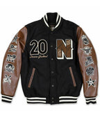 Mens-Baseball-Black-Varsity-Jacket