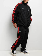 Mens-Black-And-Red-Adidas-Track-Jacket