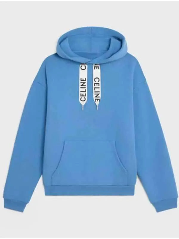 Mens Blue Celine Hoodie