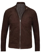 Men’s Classic Brown Suede Jacket