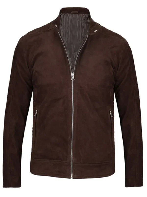 Men’s Classic Brown Suede Jacket