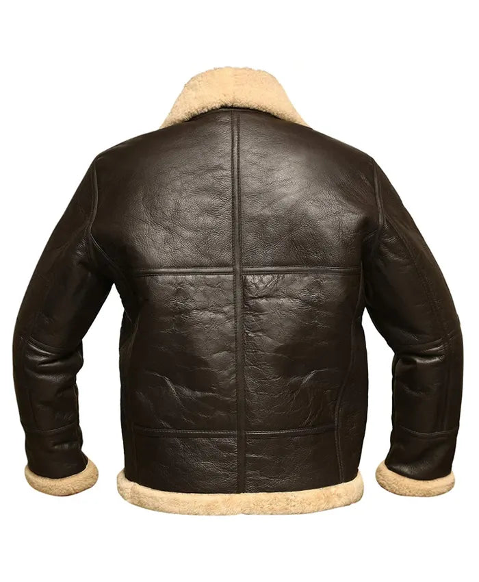 Men’s Dark Brown RAF B3 Flight Bomber Jacket For Men