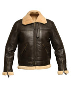 Men’s Dark Brown RAF B3 Flight Bomber Jacket For Sale