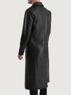 Men's Double Breasted Leather Jacket Buy