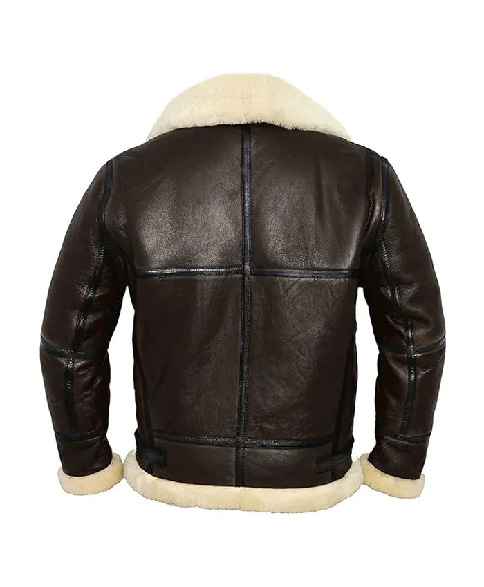Men’s Leather B3 Bomber RAF Pilot Jacket For Sale