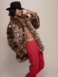Mens-Leopard-Print-Faux-Fur-Coat