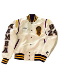Mens-Mamba-White-Varsity-Jacket