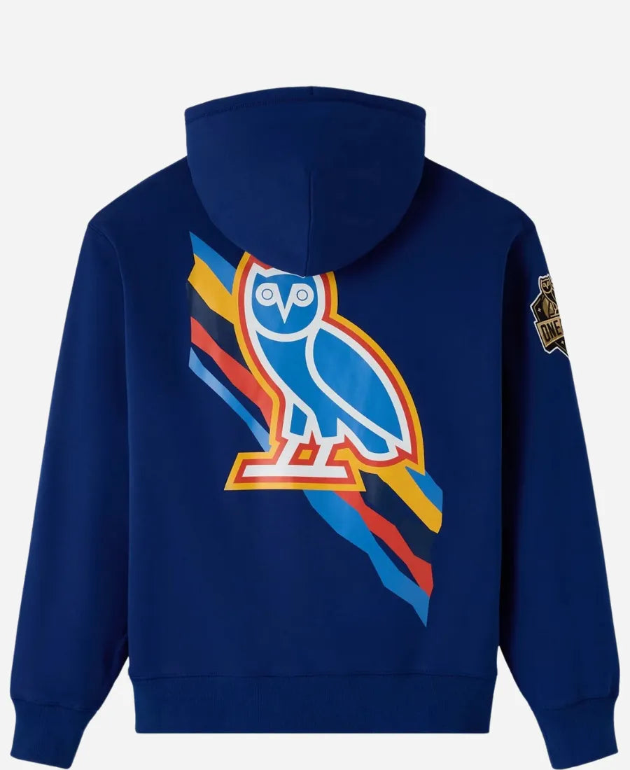 Oklahoma City Thunder x OVO Blue Hoodie