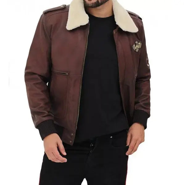 Mens-Pierson-Bomber-Jacket-With-Shearling-Collar