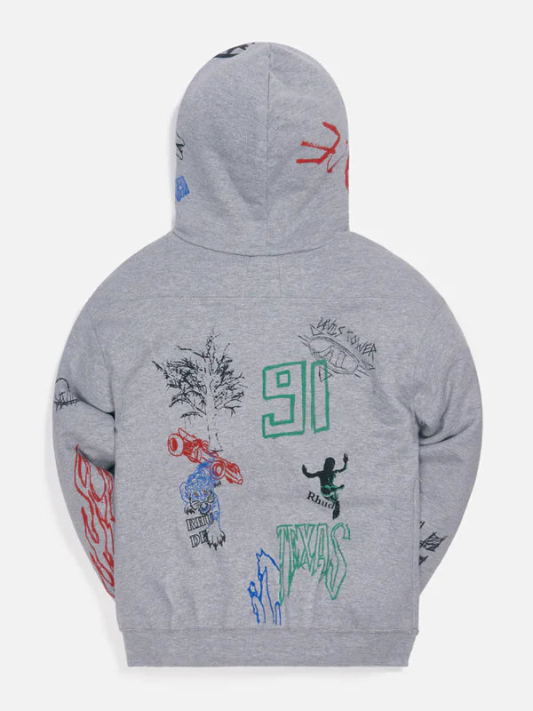 Mens-Rhude-Hoodie-Grey