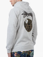 Mens-Stussy-8-Ball-Logo-Grey-Hoodie
