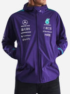 Mercedes AMG F1 Vanda Bloom Team Rain Purple Jacket