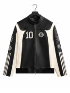 Lionel Messi Football Black Leather Biker Jacket