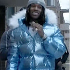 Metallic Puffer Broke Opps King Von Jacket