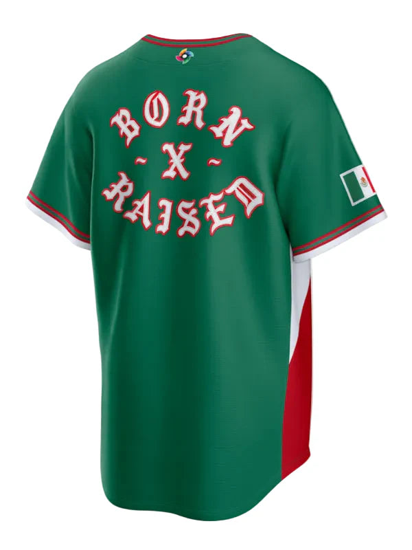 Mexico Baseball Nike x Born x Raised 2026 World Baseball Classic Jersey - Green