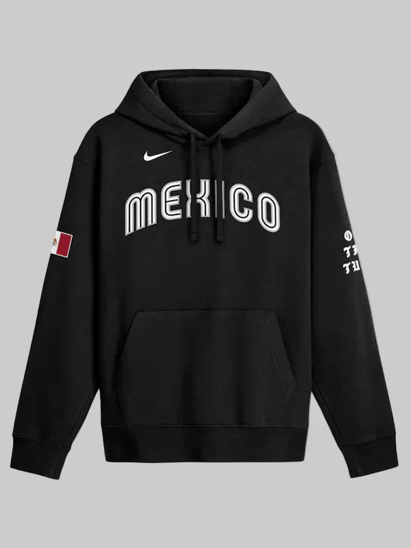 Mexico Baseball Nike x Born x Raised World Baseball 2026 Black Hoodie