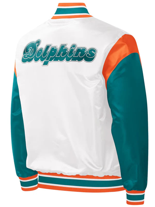Miami Dolphins Satin Jacket For Men