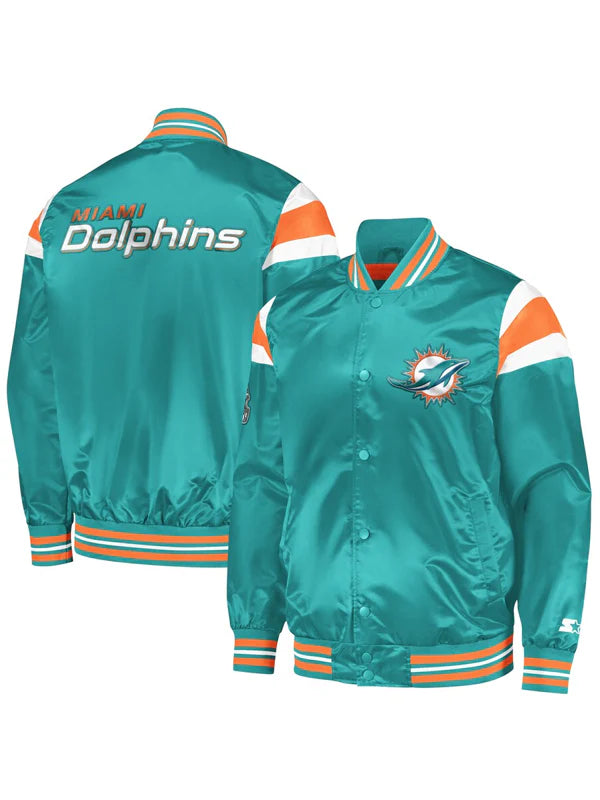 Miami Dolphins Satin Jacket