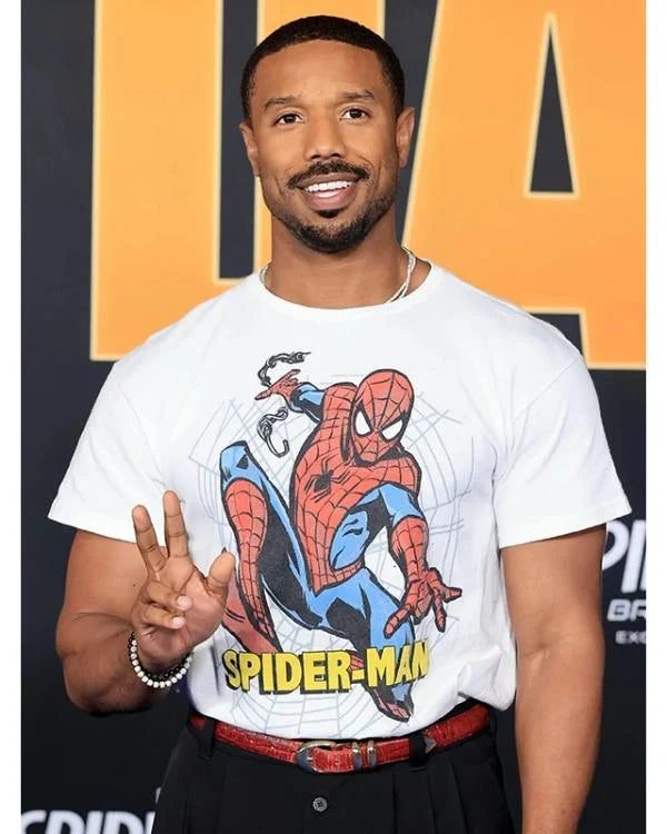 Michael B Jordan Spider-Man Premiere T-Shirt