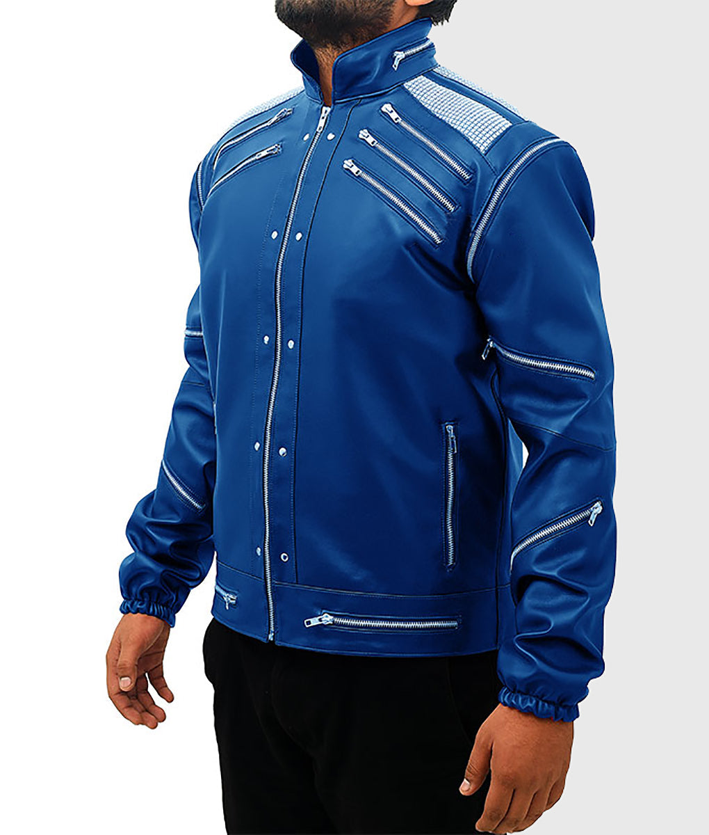 Michael-Jackson-Beat-It-Leather-Jacket-Blue-