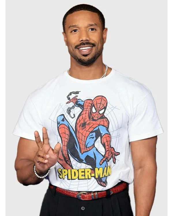 Michael B Jordan Spider-Man Premiere T-Shirt