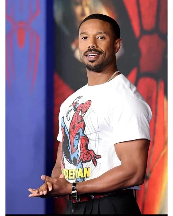 Michael B Jordan Spider-Man Premiere T-Shirt