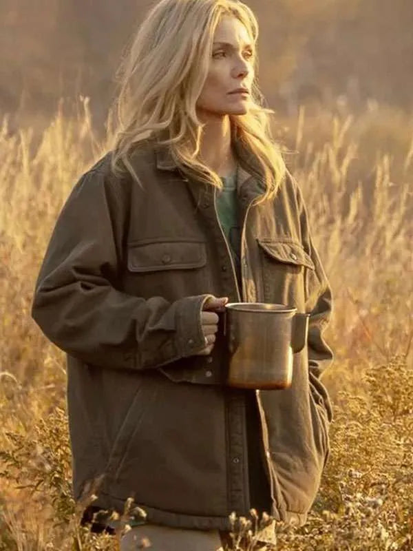 Michelle Pfeiffer The Madison S01 Brown Cotton Jacket