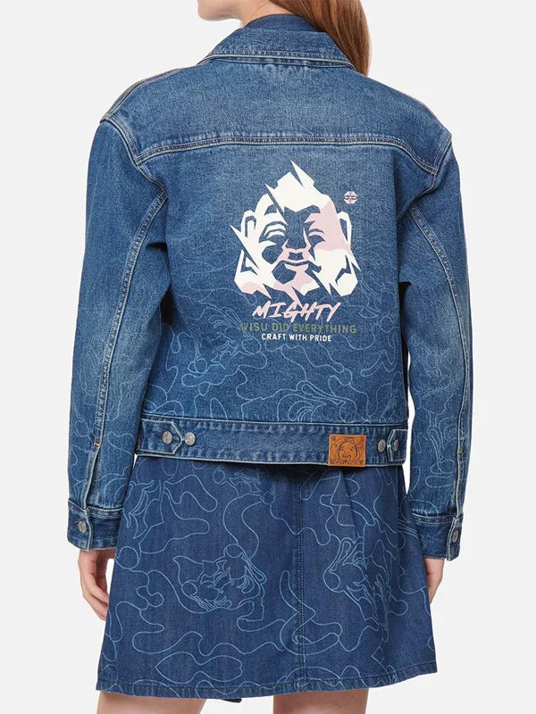 Mighty-Evisu-Denim-Jacket-Women-Back