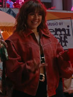 Off Campus S01 Mika Abdalla Red Bomber Jacket