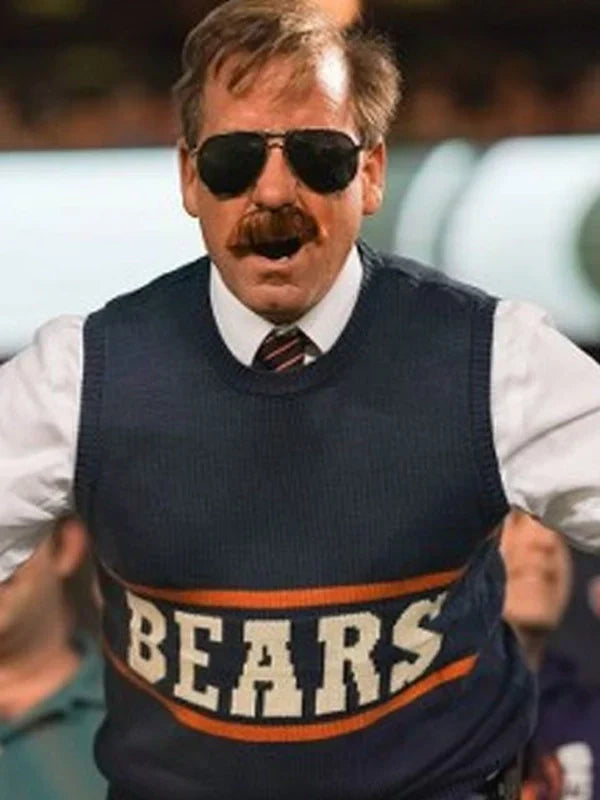 Mike-Ditka-game-worn-Blue-Vest-Sweater