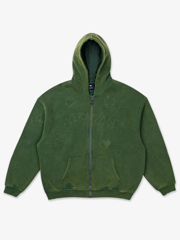 Minecraft-Sketch-Green-Hoodie