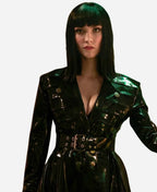 One Piece S02 Miss All Sunday Leather Coat