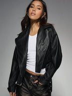 Missguided Leather Jacket