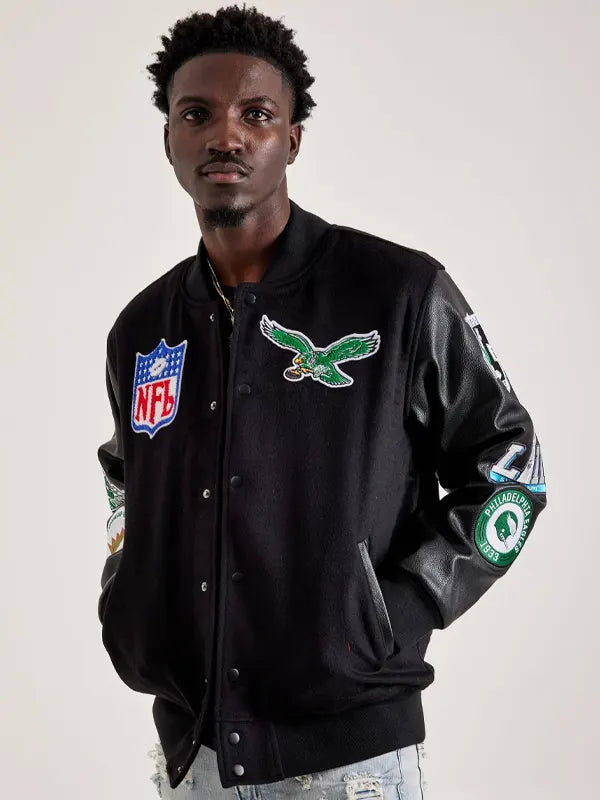 Mitchell And Ness Philadelphia Eagles Varsity Jacket