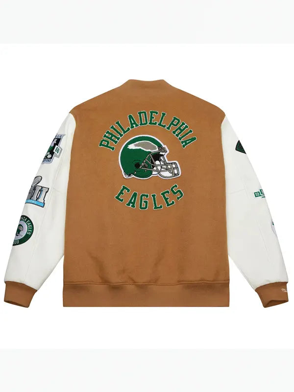 Mitchell And Ness Philadelphia Eagles Varsity Jacket
