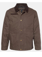 Moses Wilkinson Mens Brown Cotton Jacket Corduroy Collar