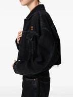 Miu Miu Denim Jacket Black