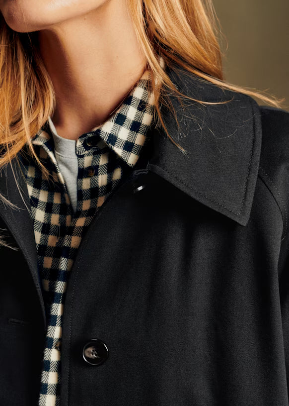 Modern Sezane black trench