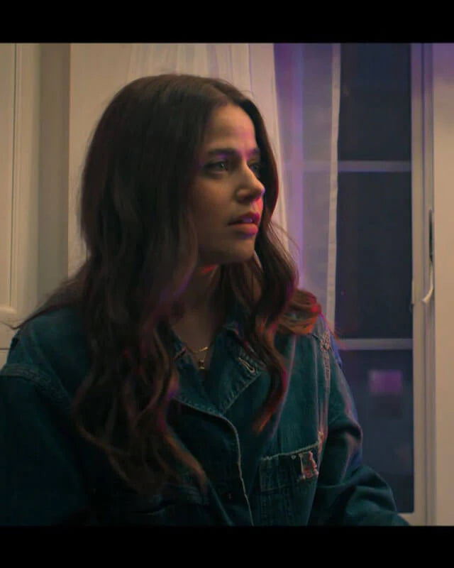 The Bear Claire Dunlap Blue Jacket