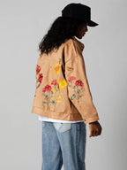Ryoko Rain Monarch Clay Suede Work Jacket